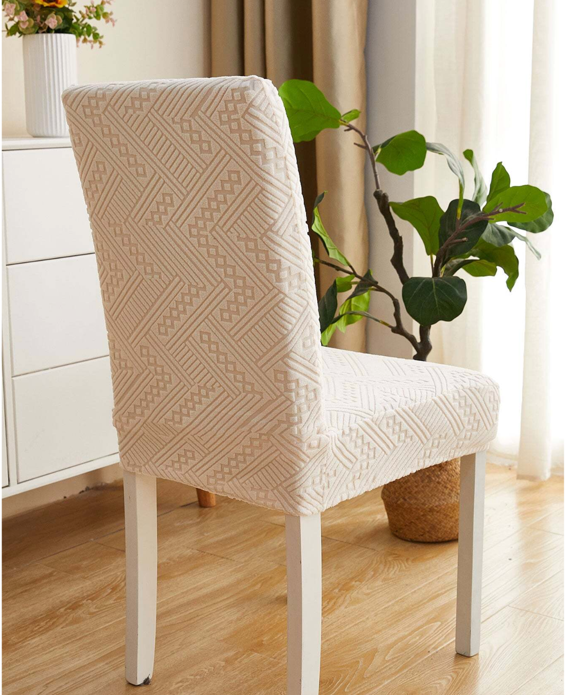 Housse de Chaise Extensible- Beige