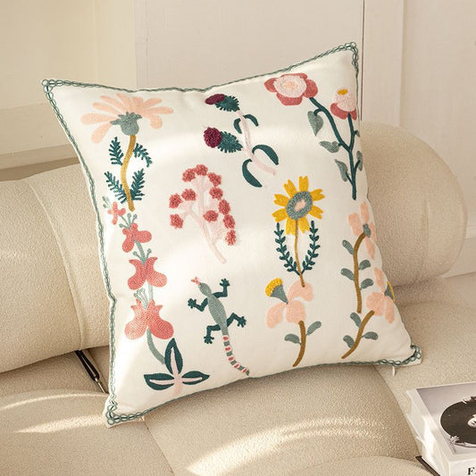 Housse de Coussin Style Artistique - Motif "Painting Lizard"