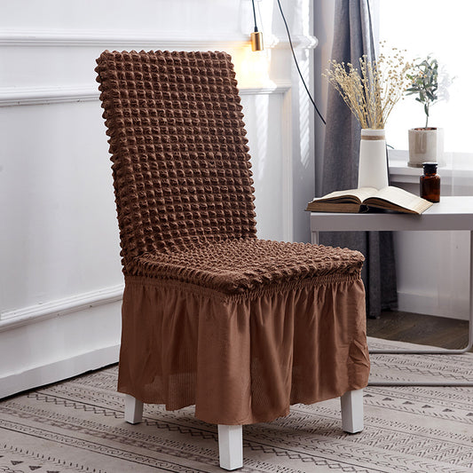 Housse de Chaise avec Jupe ChairGlam - Marron claire