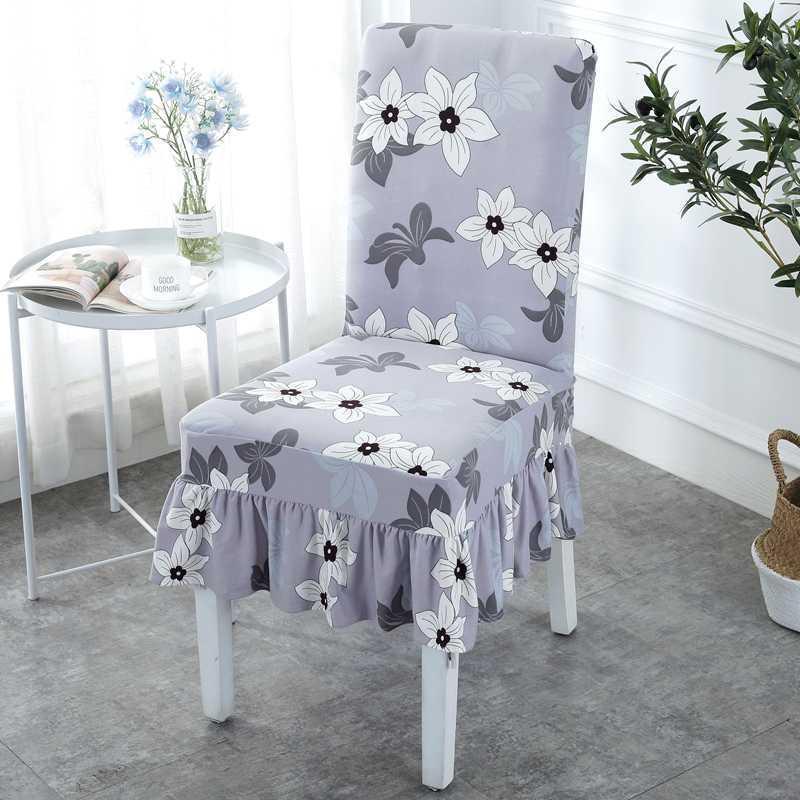 Housse de Chaise avec jupe - Flowery