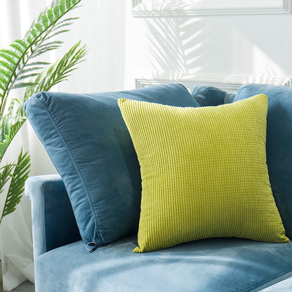 Housse de Coussin Carrée en Velours - Simplicité et Modernité