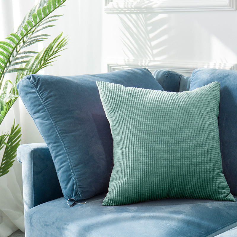 Housse de Coussin Carrée en Velours - Simplicité et Modernité