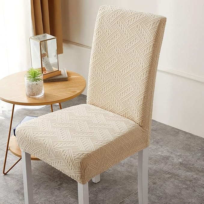 Housse de Chaise  Extensible- Beige