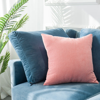 Housse de Coussin Carrée en Velours - Simplicité et Modernité