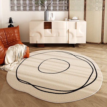 Tapis Simple pour Salon ou Chambre - Style Moderne et Minimaliste